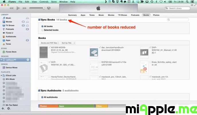 how to transfer epub books from imac to ipad